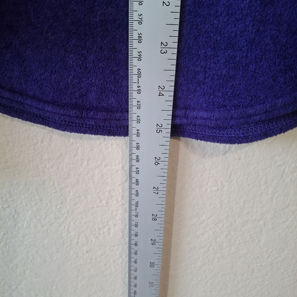 Cuddle Duds Warm Layer Fleece Long Sleeve Thumb Holes Purple XS - Picture 7 of 10